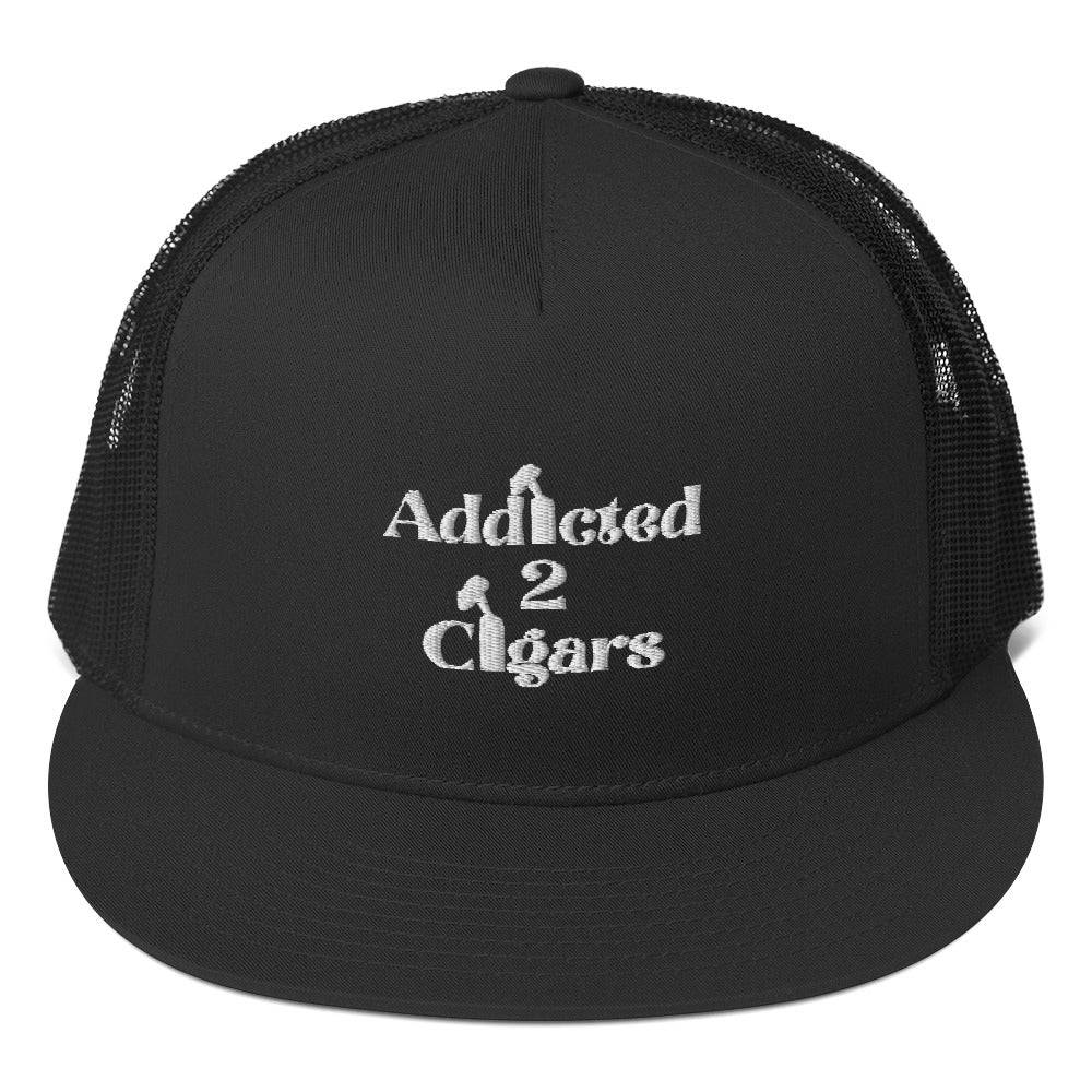 Addicted2Cigars Embroidered Trucker Hat