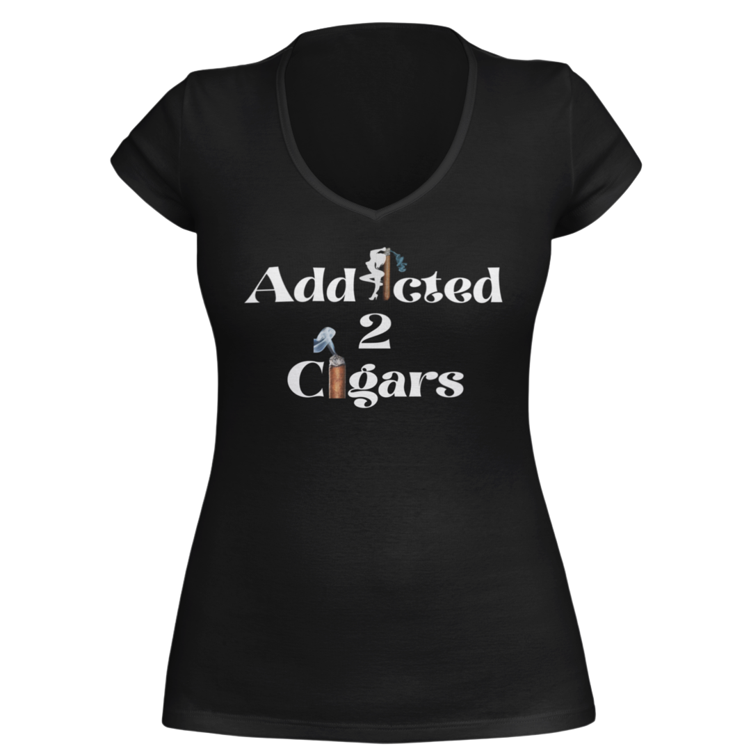 Addicted2Cigars Women Short Sleeve