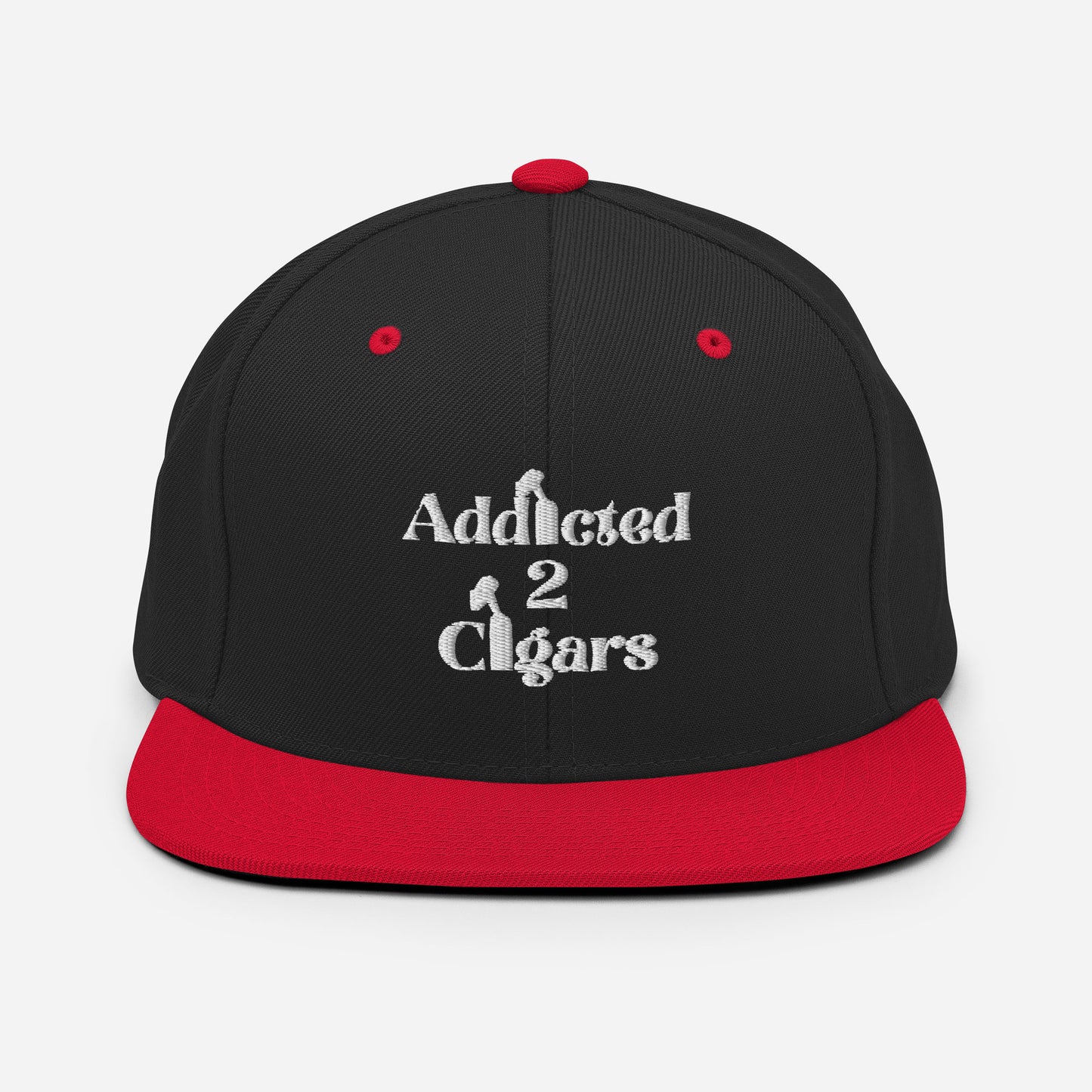 Addicted2Cigars Embroidered Snapback Hat