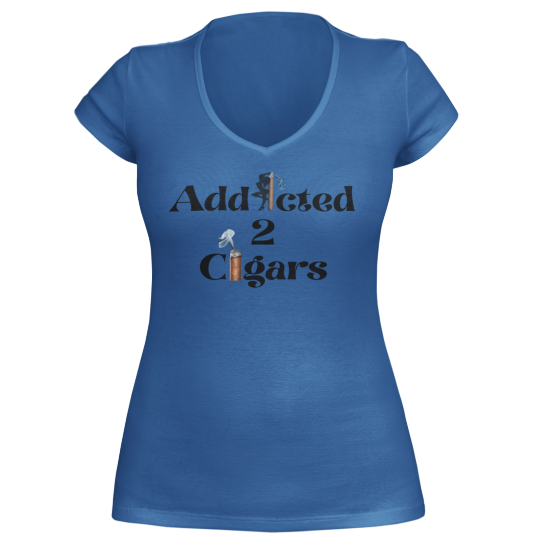 Addicted2Cigars Women Logo Short Sleeve