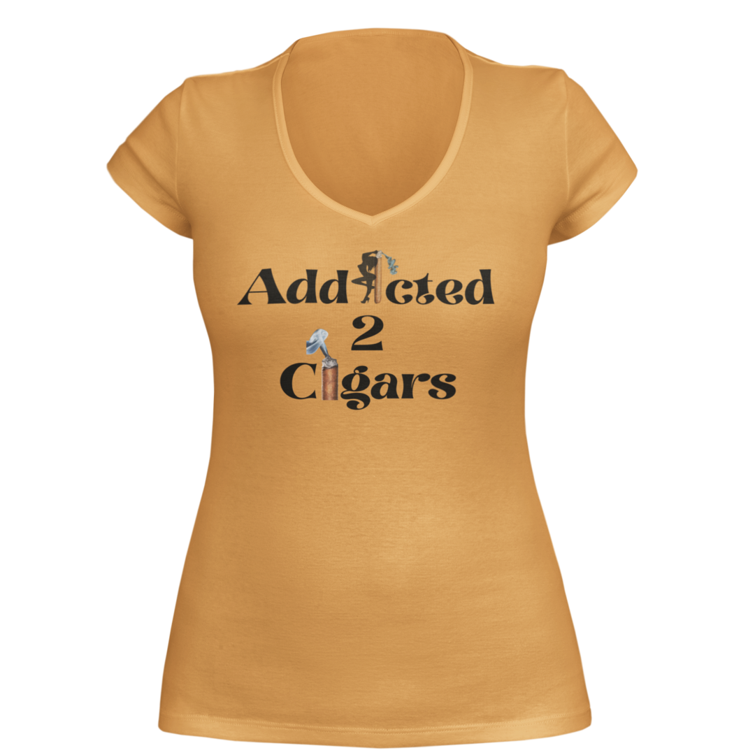 Addicted2Cigars Women Logo Short Sleeve