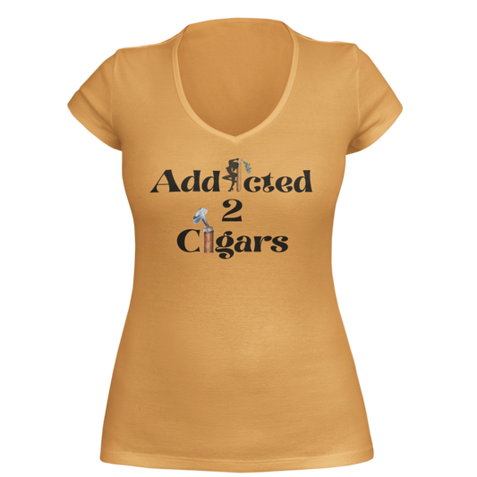 Addicted2Cigars Women Logo Short Sleeve