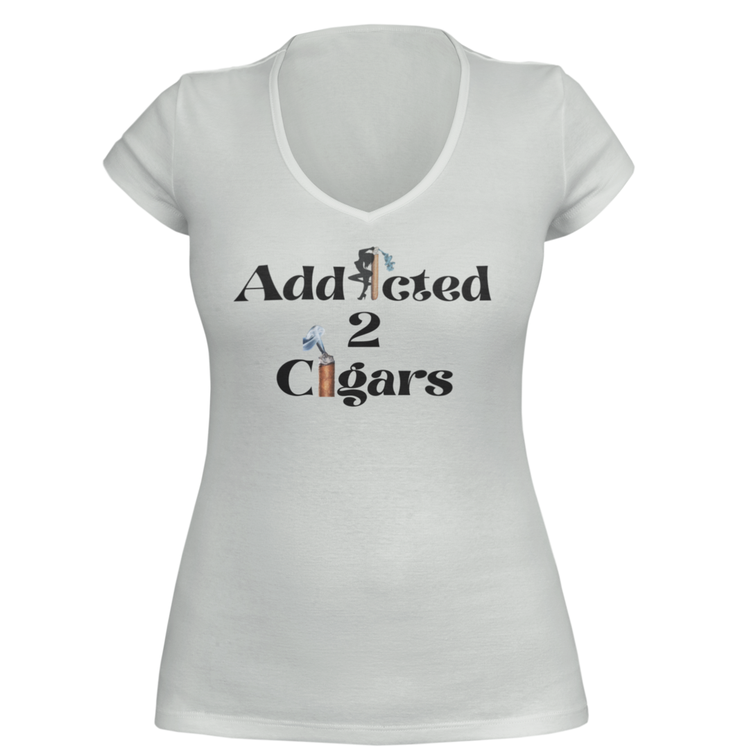 Addicted2Cigars Women Logo Short Sleeve