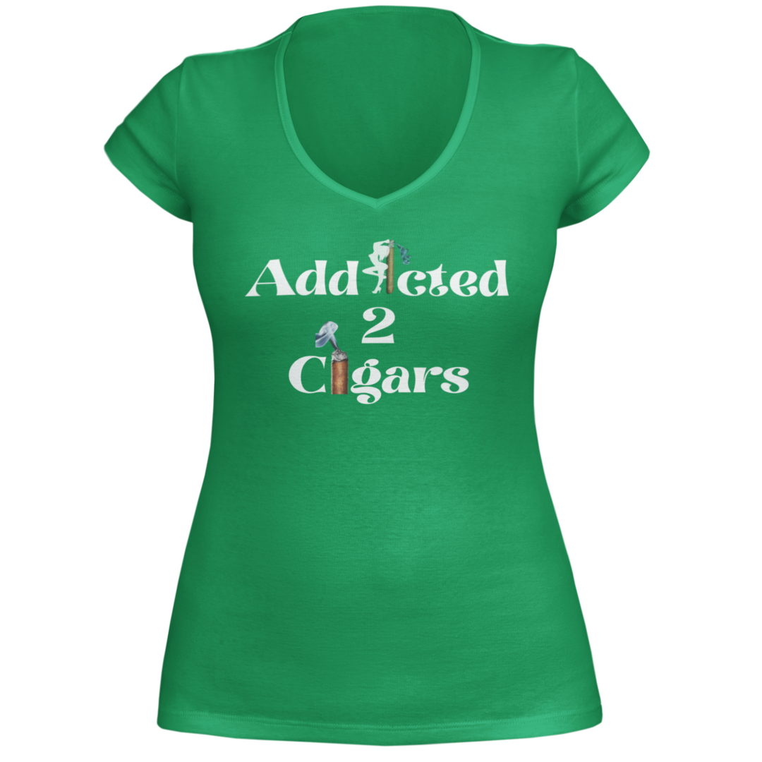 Addicted2Cigars Women Short Sleeve