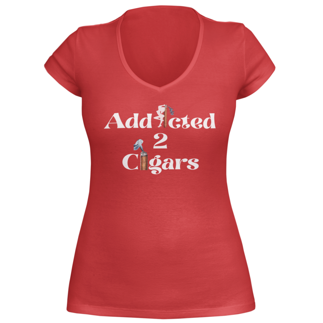 Addicted2Cigars Women Short Sleeve