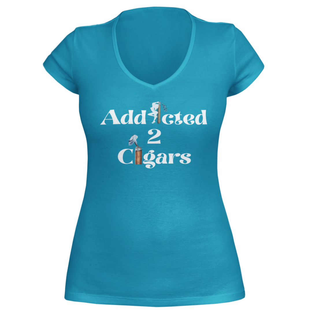 Addicted2Cigars Women Short Sleeve