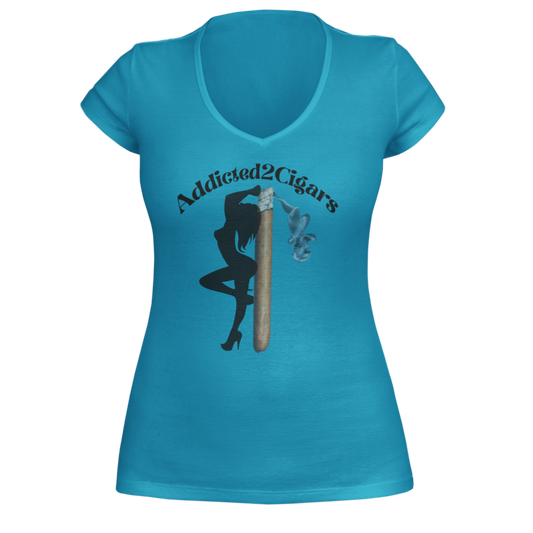 Addicted2Cigars Women Short Sleeve