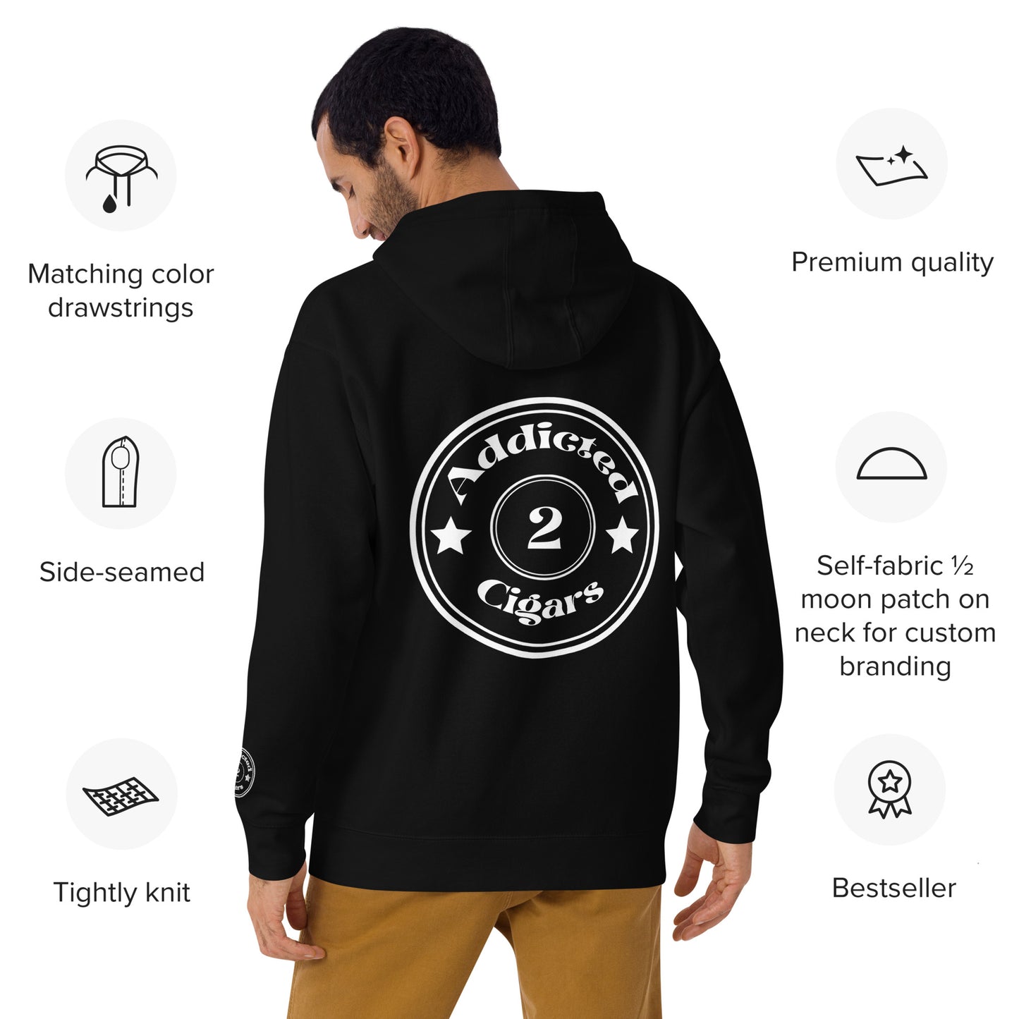 Addicted2Cigars Front/Back Unisex Hoodie