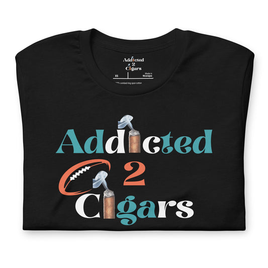 Unisex Addicted2Cigars Miami Football Short Sleeve