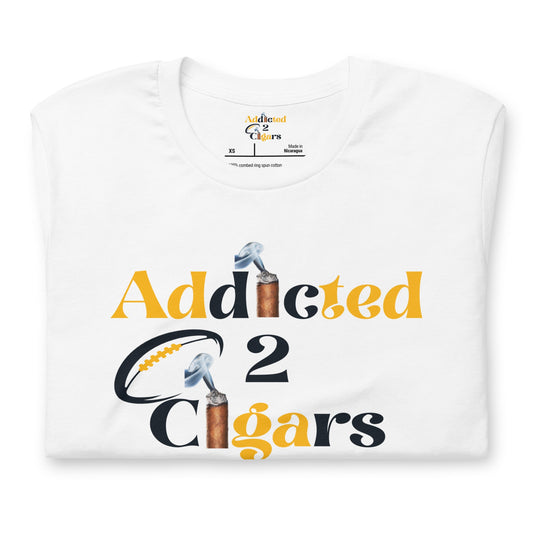 Unisex Addicted2Cigars Pittsburgh Football Short Sleeve