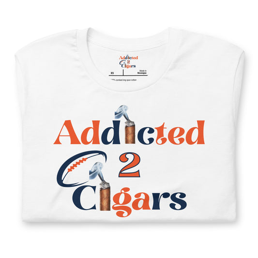 Unisex Addicted2Cigars Denver Football Short Sleeve