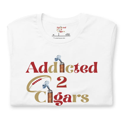 Unisex Addicted2Cigars San Francisco Football Short Sleeve