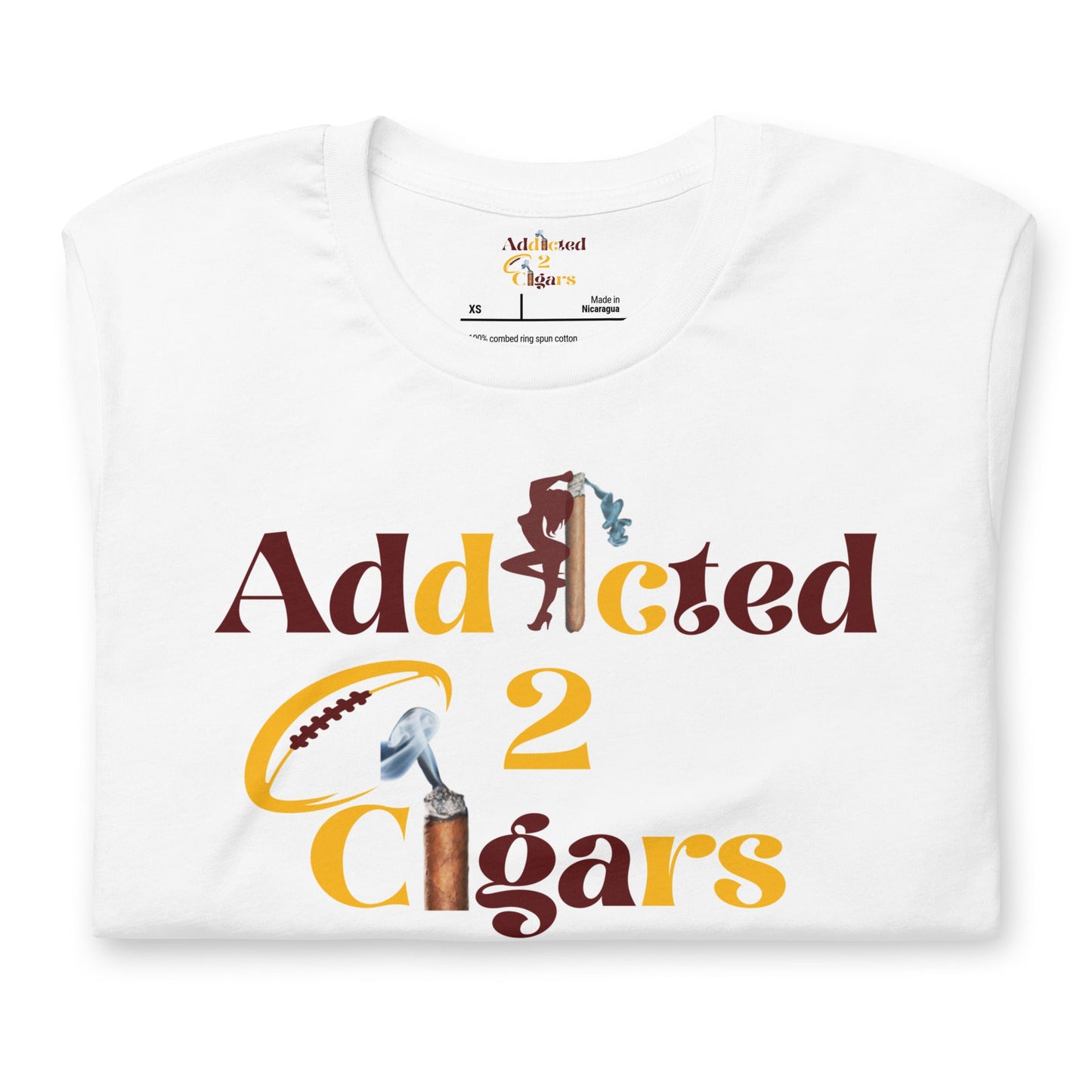 Unisex Addicted2Cigars Washington Football Short Sleeve