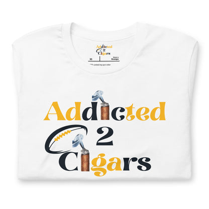 Unisex Addicted2Cigars Pittsburgh Football Short Sleeve