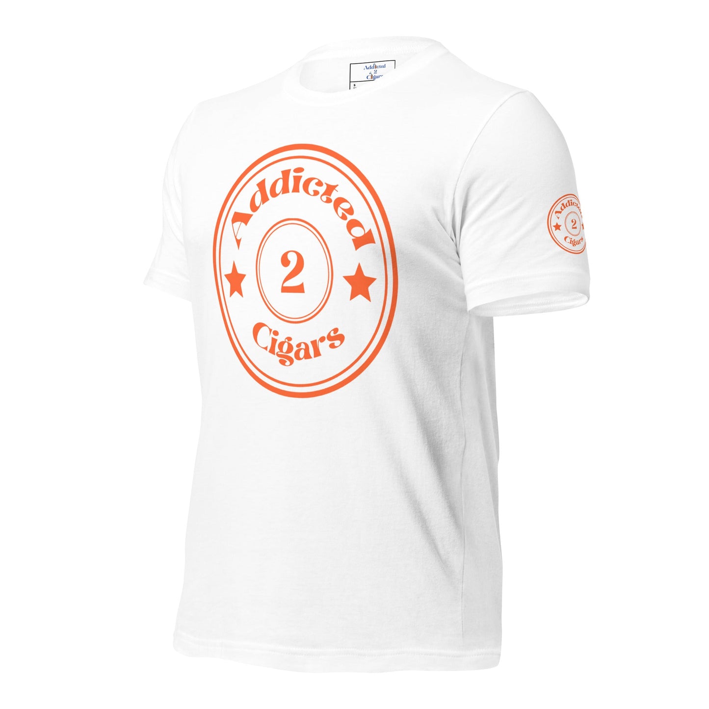 Addicted2Cigars Orange Circle Short Sleeve