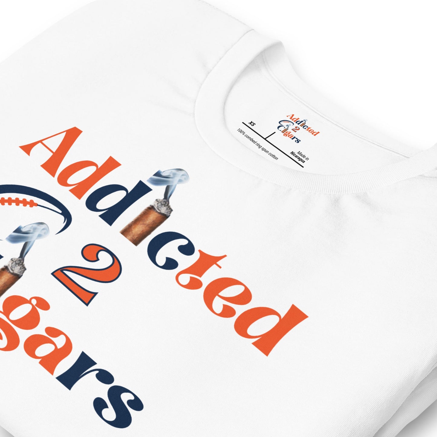 Unisex Addicted2Cigars Denver Football Short Sleeve